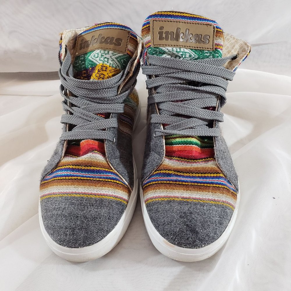 Inkkas Aztec Print High-top Shoe